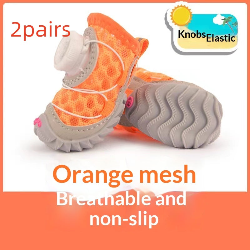 Soft Thin-Bottom Dog Shoes for Small Dogs, Comfortable and Protective