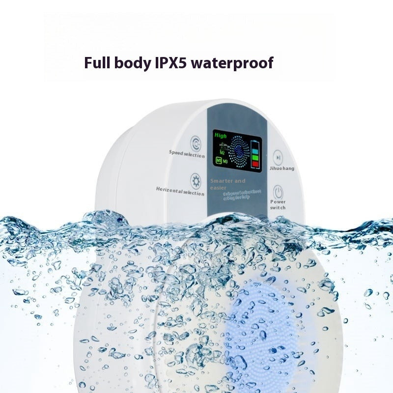 Automatic Wall-Mounted Electric Bath Brush and Body Scrubber for Easy Cleaning