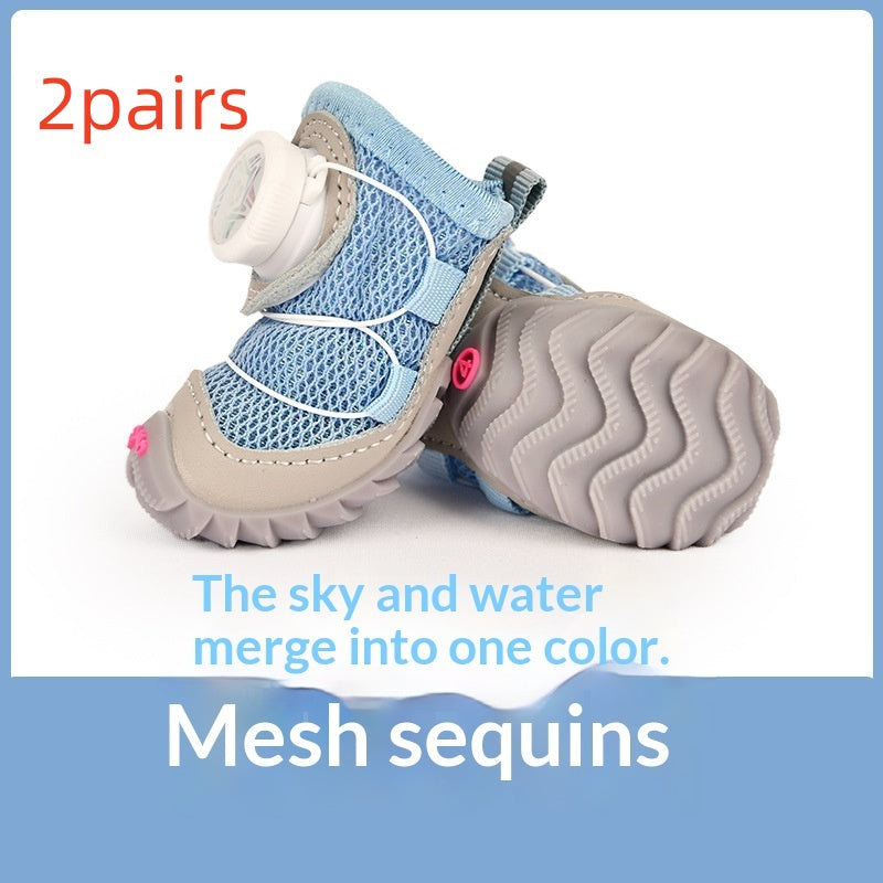 Soft Thin-Bottom Dog Shoes for Small Dogs, Comfortable and Protective