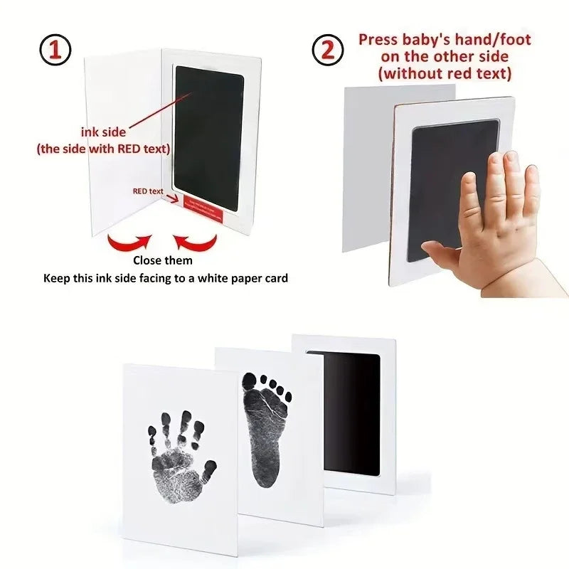 Inkless Baby Handprint & Pet Paw Print Pad, Safe and Non-Toxic Kit
