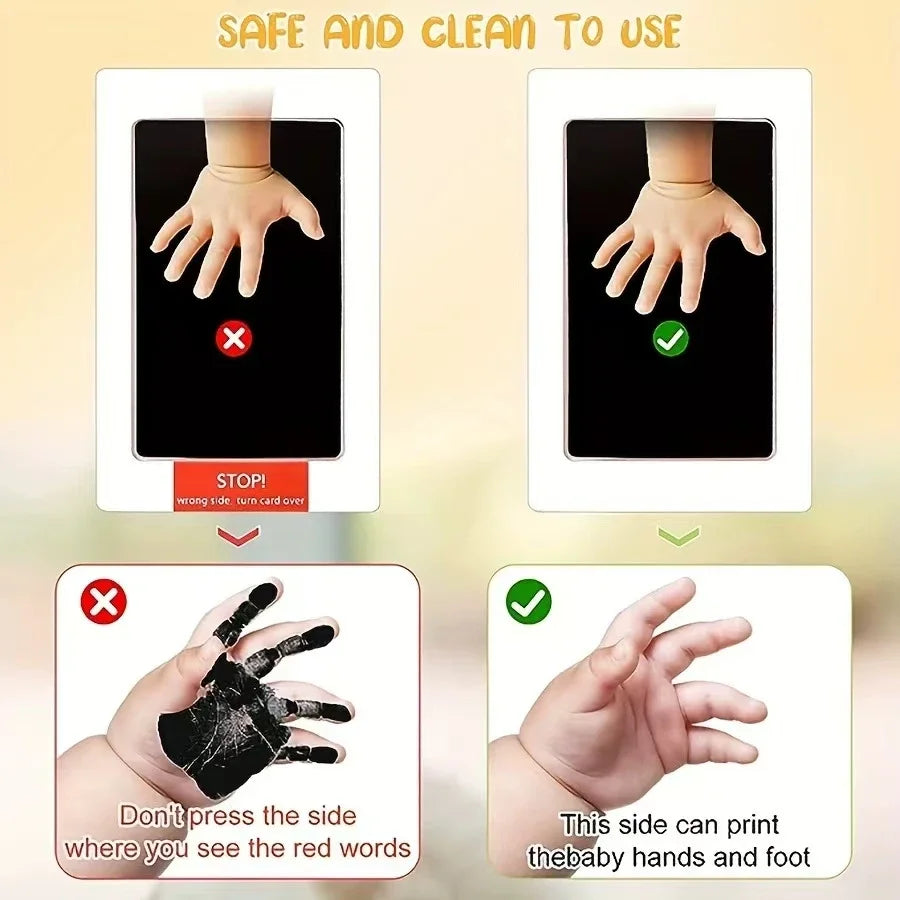 Inkless Baby Handprint & Pet Paw Print Pad, Safe and Non-Toxic Kit