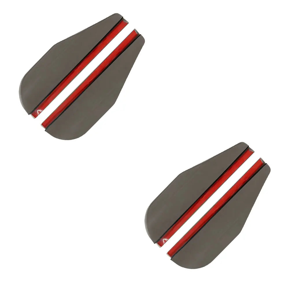 2PCS Carbon Fiber Rearview Mirror Rain Visor Covers for Clear Vision