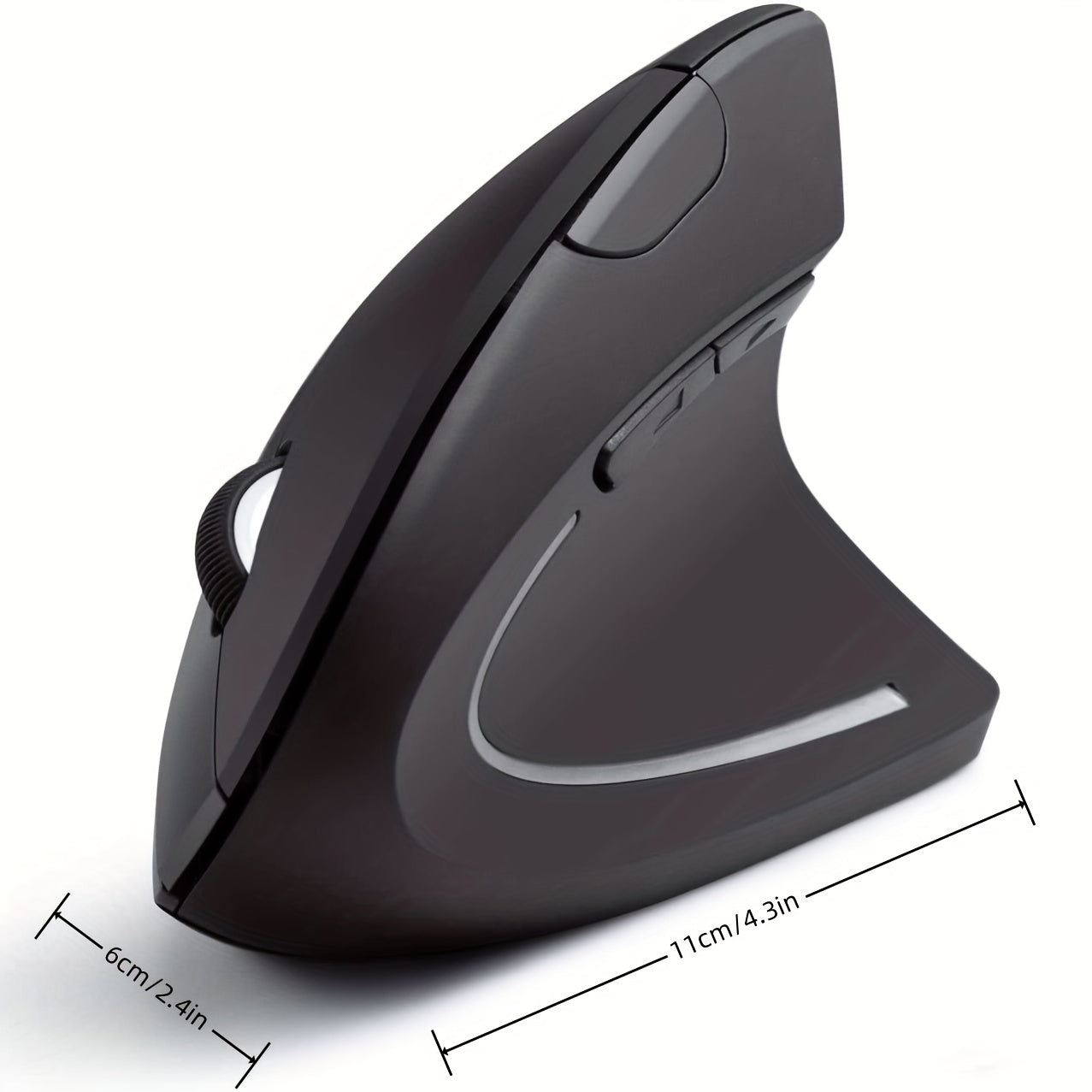 2.4GHz Ergonomic Wireless Mouse with Comfortable Design